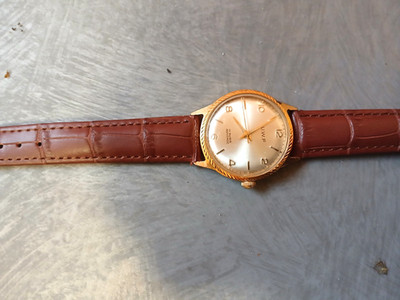 alte J.W.F Uhr, Vintage vergoldet, JEAMBRUN Uhrwerk (LIP R128 ?)