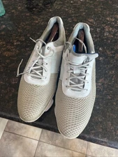 FootJoy Shoes Mens Size 13 M Gray White Hyperflex FTF 2.0 Spiked Golf F51022