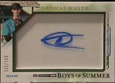 2025 Panini Boys of Summer - Jumbo Prospect Material Sigs Thomas White /199 Auto