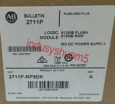2711P-RP9DK SER A PanelView Plus Logic Module AB 2711P-RP9DK
