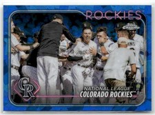 Colorado Rockies 2024 Topps Chrome Sapphire #526