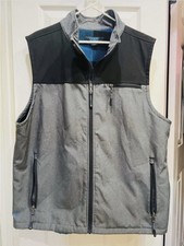Grey  Black Men's Softshell Vest Cody James XXL