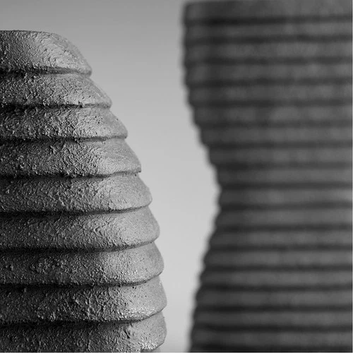 Cyan Design 10999 Moonstone Gray Planter, Large - Picture 3 of 6