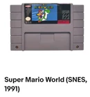 Super Mario World (SNES, 1991)