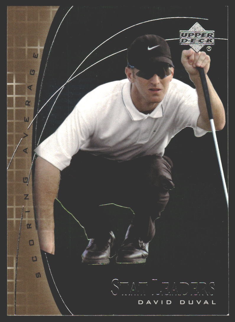 David Duval #SL12 2001 Upper Deck Stat Leaders