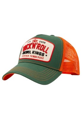 KING KEROSIN Herren Trucker Cap mit 3D-Stickerei Forever Rock'n'roll