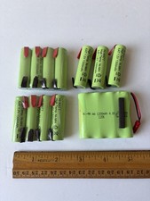 HI-WATT 11 PCS AA 1.2V 1300mAh Ni-MH Rechargeable Batteries Tab top + 4pack 2.27 per gallon