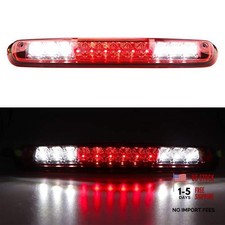 For 2007-2013 Chevy Silverado Gmc Sierra 1500 2500hd Chrome Housing Red Lens