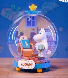 Licensed Moomin's Leisurely Time Building Brick Blocks H 12 cm