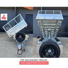 12x7 Hydraulic 3 Way Tipper Trailer  3500kg ATM | Galvanised Heavy-duty Tipper