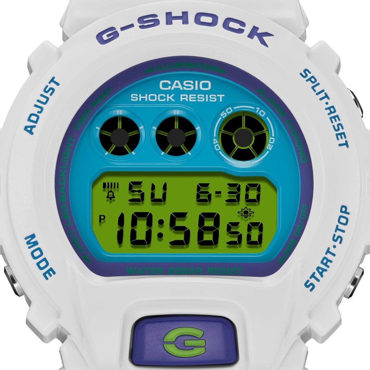 ✨希少✨G-SHOCK DW-6900CS-7JF クレイジーカラーズ ホワイト CASIO G-SHOCK DW-6900RCS-7JF CRAZY COLORS 2024 Digital Watch White