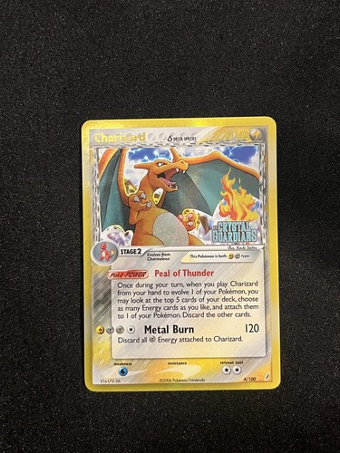 Charizard (Delta Species) 4/100 EX Crystal Guardians Reverse Holo