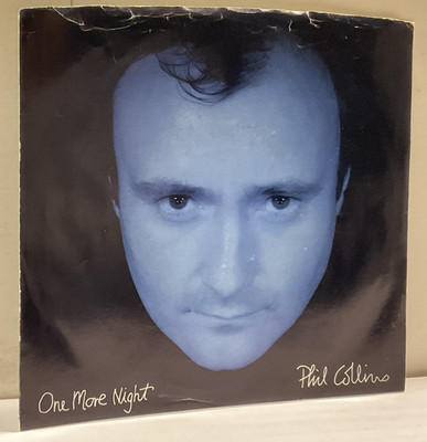 B10 Phil Collins: One More Night, 1985 Atlantic Records 7-89588 - PROMO Rock 45