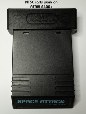 Space Attack Atari 2600/7800/2600+ Mattel/M.Network NTSC 5659 Cart only/working.