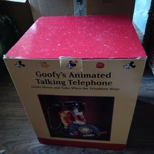 Vintage Disney GOOFY ANIMATED TALKING TELEPHO...
