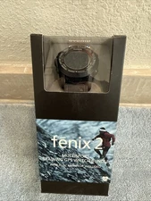 Garmin Fenix 2 watch - needs a new battery - Broken Rubber Strap- No HRM Strap