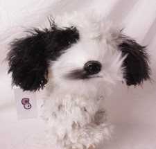 NEW Cuddle Clone Golf headcover - white & black Snoopy looking dog (named Ruby)