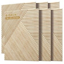 Acoustic Wall Panels,6 Pack 23.62 x 23.62 Inches,Self-Adhesive Decorative Aco...