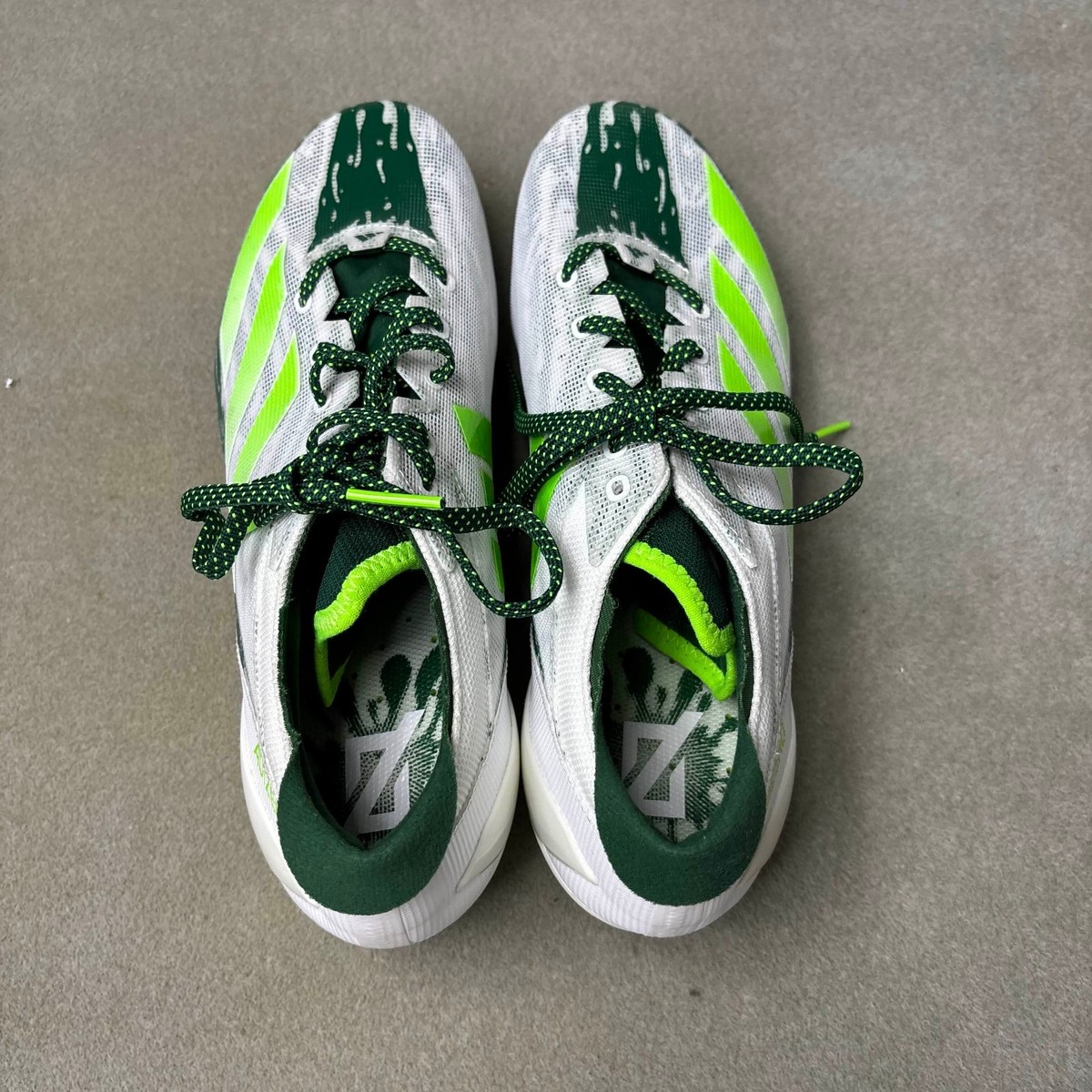 Adidas‎ Adizero Electric Football Cleats Mens 10.5 Lime Green Black Graphic adidas Men main image 3