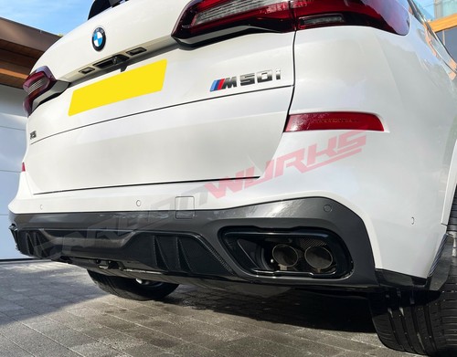 Difusor trasero estilo rendimiento BMW X5 G05 2018+ fibra de carbono M - m deportivo - Imagen 5 de 9