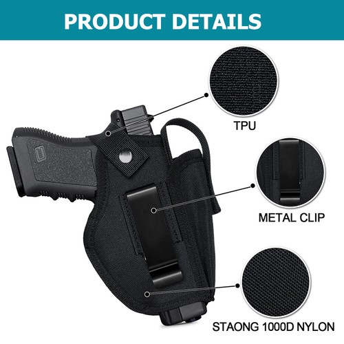 Concealed Gun Holster Tactical Pistol Handgun Waist Shoulder Legs Hidden Carry - Picture 34 of 40
