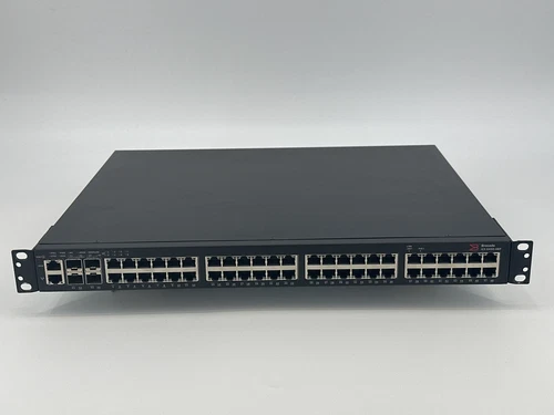 Brocade ICX 6450-48P 48-Port Gigabit Switch, 4x 10G SFP+ Layer 2/3 Rackmount 