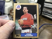 1987 Topps Baseball JOSE DeLEON FROM VENDING # 421