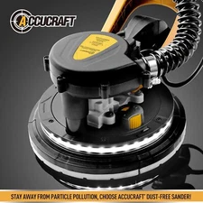 800W Powerful Electric Drywall Sander with Vacuum, 99% Dust Absorption Dust-free