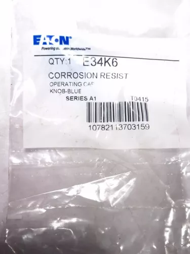 EATON CUTLER HAMMER E34K6 SELECTOR SWITCH BLUE KNOB PUSH BUTTON