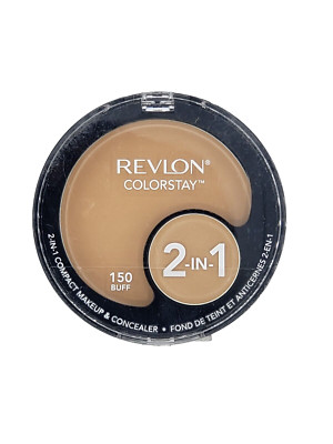 NEW Revlon Colorstay 2-in-1 Compact Makeup and Concealer 150 Buff