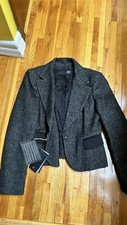 NEW Roberto Cavalli Ladies Wool Blend Blazer Jacket Size IT 46 US 8-10