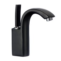 Design Bad Armatur Schwarz | Wasserhahn | Waschbecken Badarmatur | Waschtisch