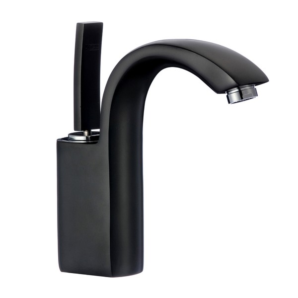 Design Bad Armatur Schwarz | Wasserhahn | Waschbecken Badarmatur | Waschtisch-image