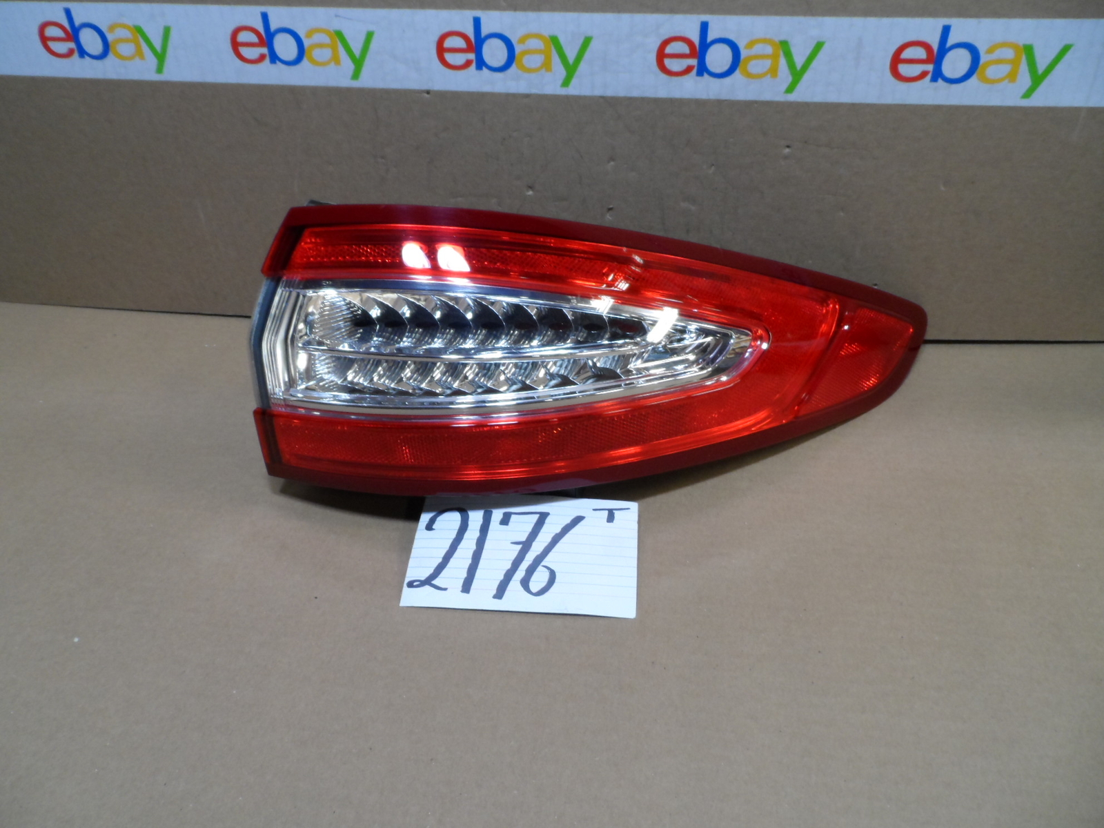 13 - 16 FORD FUSION PASSENGER Side LED TAIL light Used front Lamp #2176