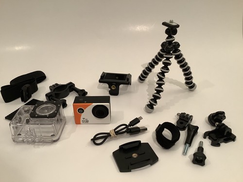 EXPLORE ONE HD CAMERA WIFI W/ 8GB MICRO SD CARD, WATERPROOF CASE AND ACCESSORIES - Picture 2 of 7
