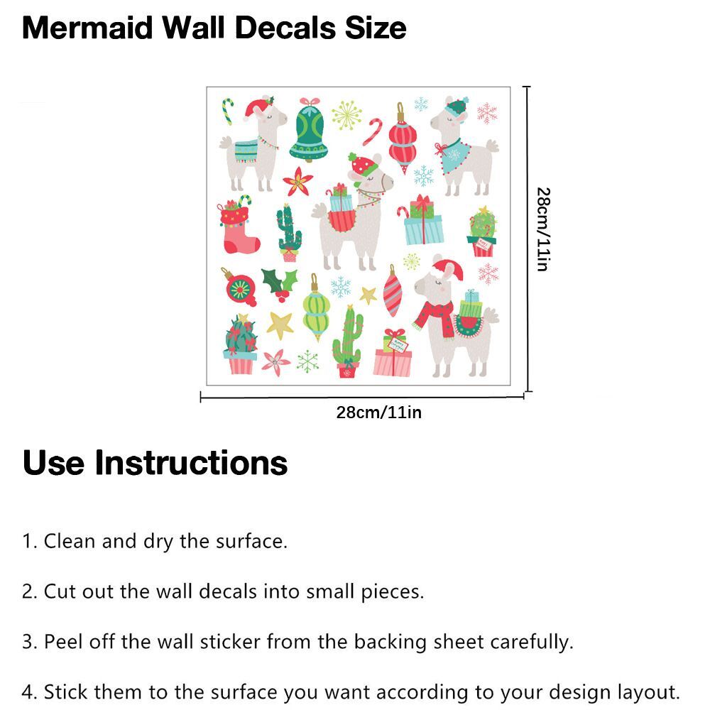 Supply Static Cling Wall Stickers Glass Window Ornament PVC Wall Decals