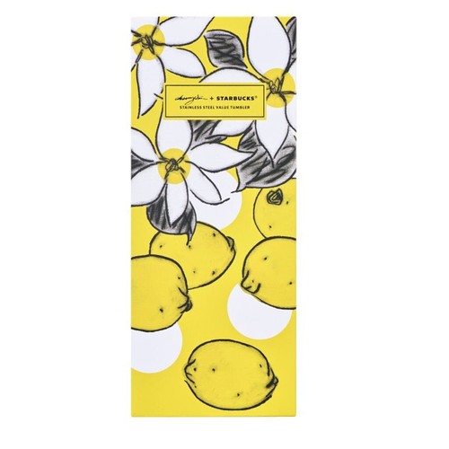 Starbucks Korea 2024 SS Lemon Value Tumbler 473ml Cold Cup Stainless Steel - Picture 5 of 6