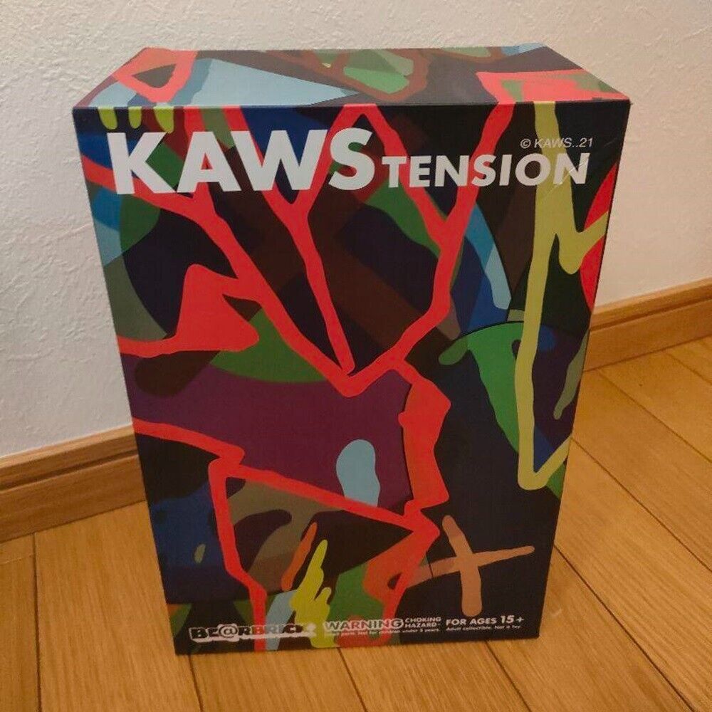 BE@RBRICK KAWS TENSION 100% & 400% KAWS TOKYO Medicomtoy Art BE@RBRICK KAWS TENSION 100% & 400% KAWS TOKYO Medicomtoy Art