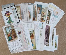 HEILIGENBILDER / ANDACHTSBILDER * schönes Konvolut mit 47 alten Bildern vor 1945