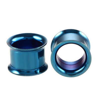 K-KED Acrylic Ear Flesh Tunnels Tapers Spirals Expanders Stretchers O Ring Plug Kit Black 5mm - Foto 5