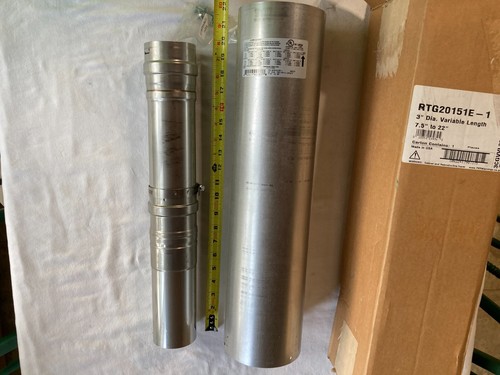 Rheem RTG20151E-1, Indoor Gas Heater Concentric Vent, 3” Variable 7.5” – 22" - Picture 6 of 8