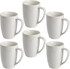 homEdge Porcelain Mug Set, 12 Ounces Cup for Tea, Latte, Mocha, Hot Chocolate...