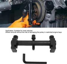 Ribbed Drive Crankshaft Auxiliary Pulley Removal Puller Tool Kit