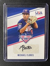 2018 Panini USA Stars & Stripes Michael Flores 15U Black Autograph #09/25!!!