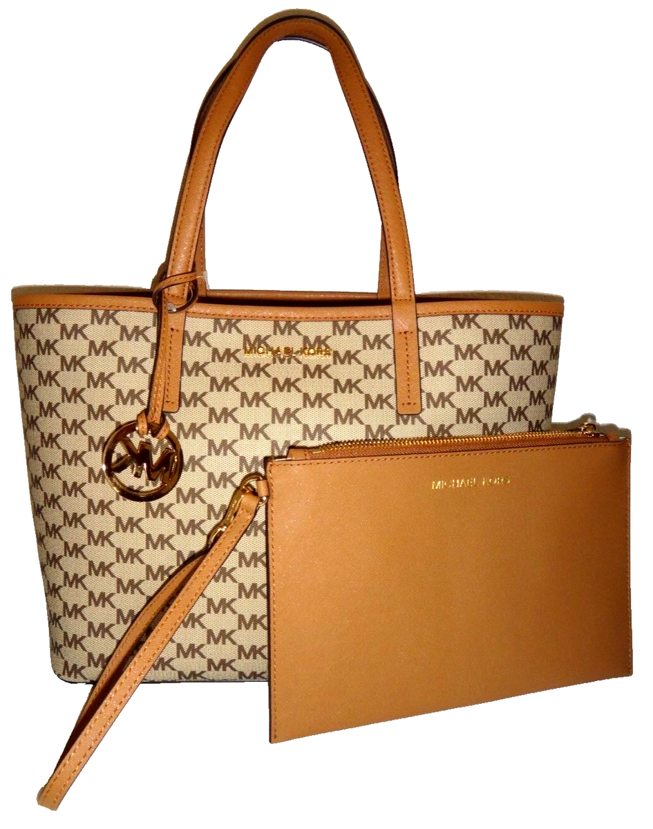 MICHAEL KORS 2-PC SET MK Signature MD Reversible Tote Bag Clutch - Main Image