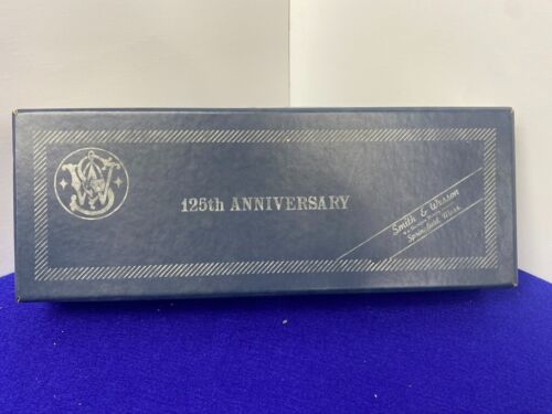 Vintage Smith and Wesson 125th Anniversary Genuine Factory Original Box - Picture 1 of 7