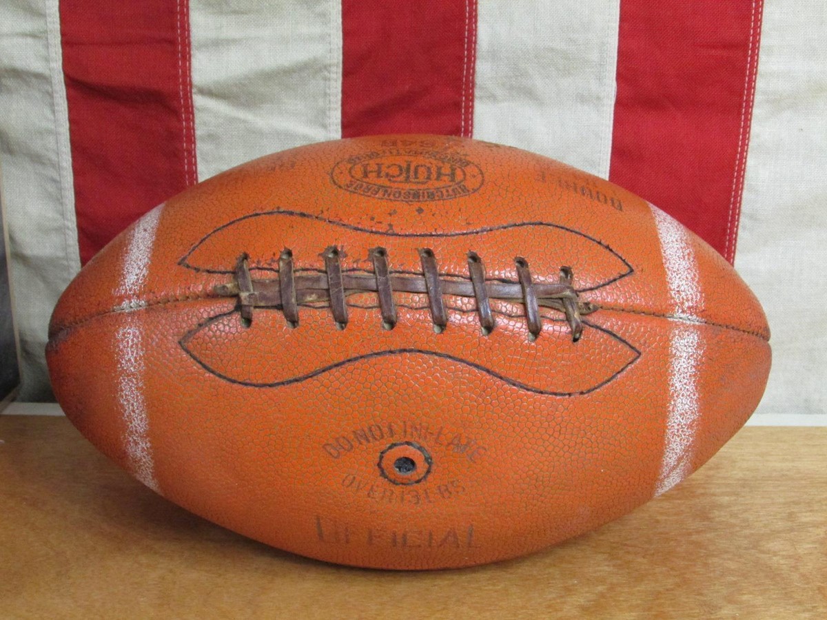Vintage 1950s Hutch Leather Football Laces 64B Lou The Toe Groza