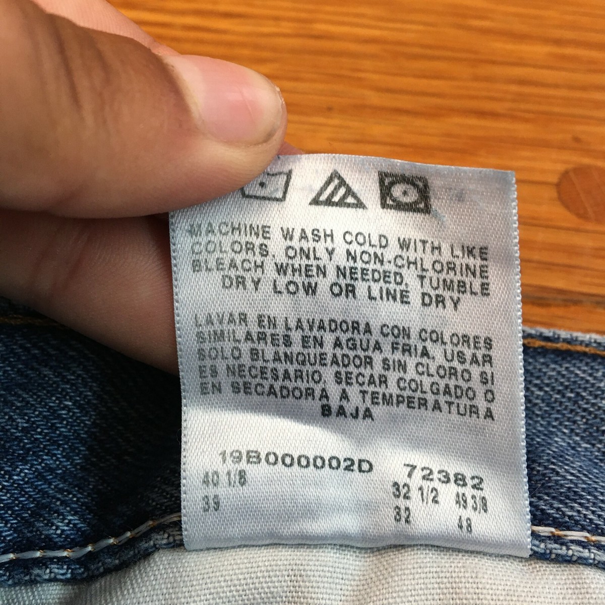 Rustler Mens Straight Leg Casual Regular Blue Denim Jeans Size 38