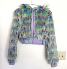 Sugar Thrillz Pixie Garden Faux Fur Jacket