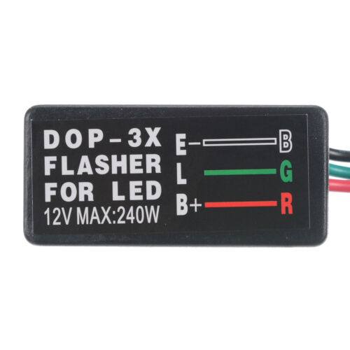 Neu Auto Motorrad LED Universal Blinkrelais 3 Polig Last Unabhänig Blinkgeber - Bild 6 von 14